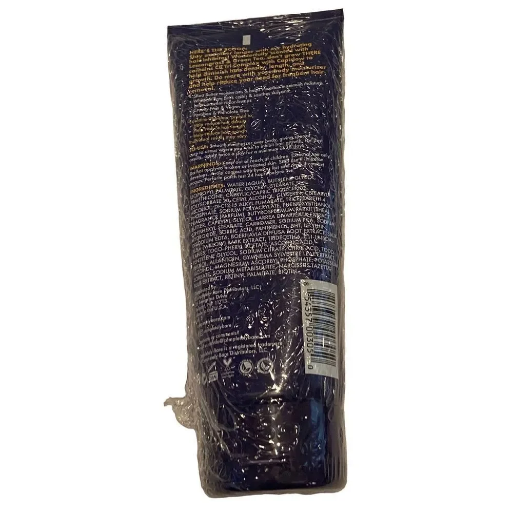 Completely Bare Hair Remover DON'T GROW THERE Body Moisturizer & Inhibitor 6.7oz